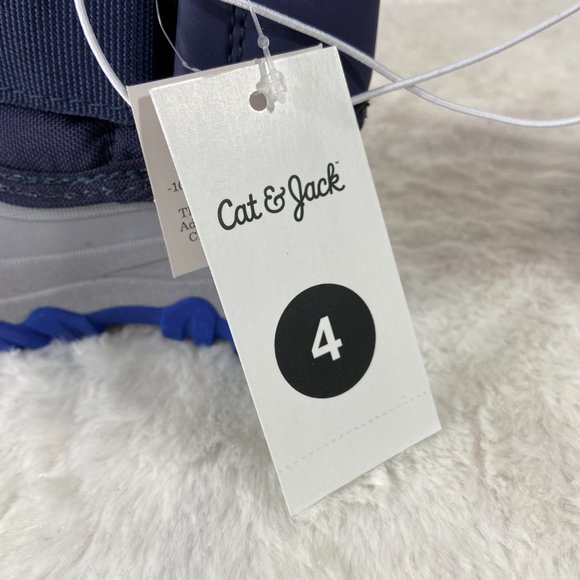 Cat & Jack Thermolite Weather Resistant Winter Boots new with tag Sz 4 - Picture 6 of 8